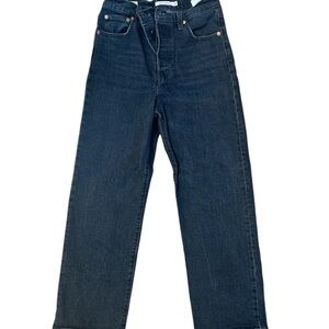 Levi’s Ribcage High Rise Straight Jeans – Black – Size 26